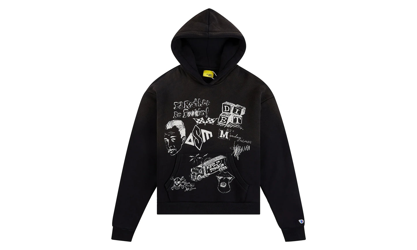 Doodle Hoodie "Vintage Black" DSM HOL2501 025