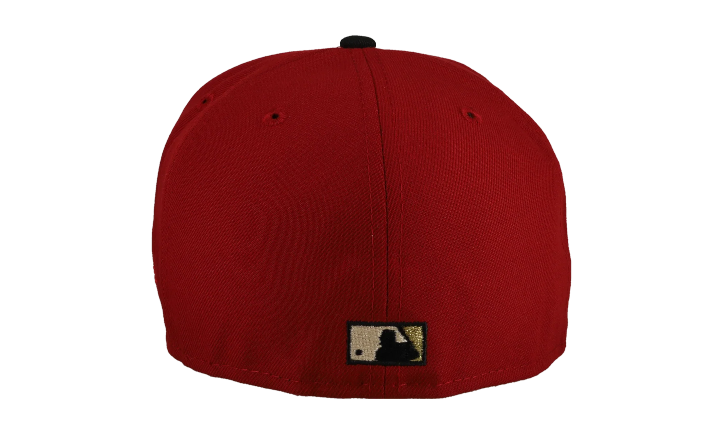 59FIFTY Houston Astros 35 Great Years Pinwheel Fitted Hat "Red / Chrome" NE125