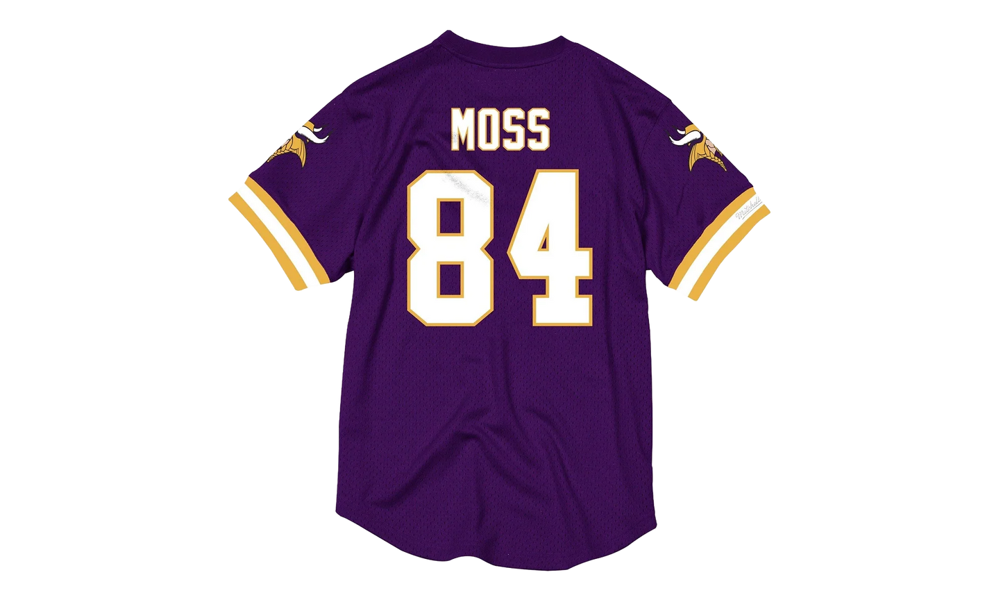 NFL Name & Number Mesh Crew Neck Shirt "Minnesota Vikings - Purple" NNMPMG18061 MVIPURP00RMO