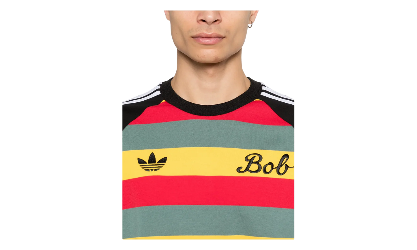 Striped SS Tee "Bob Marley" JY5212