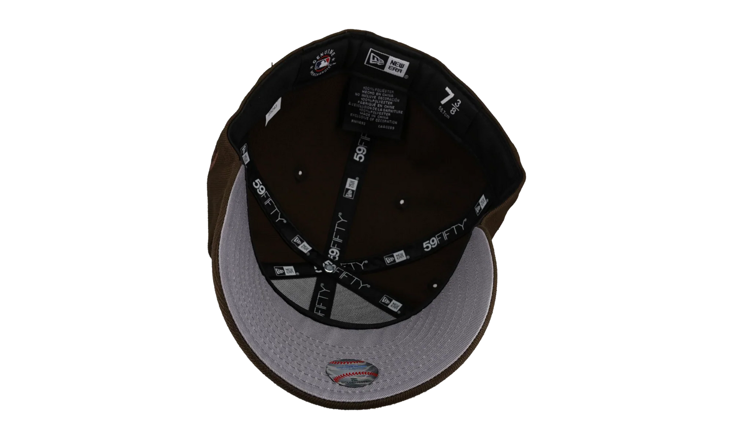 59FIFTY Los Angeles Dodgers 1984 Olympic Script Fitted Hat "Walnut" NE139