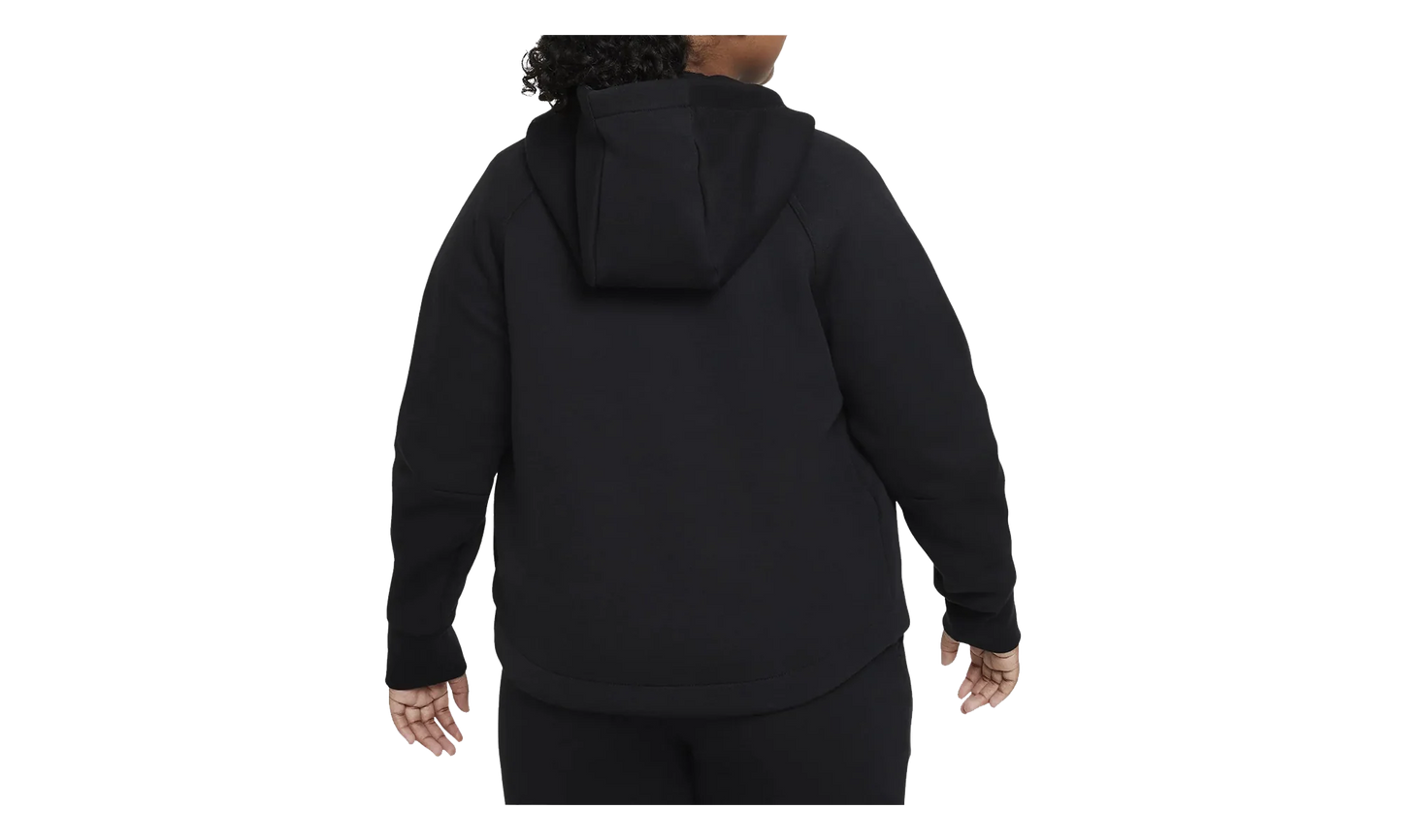Sportswear Tech Fleece Full-zip Hoodie (Extended Size) GS "Triple Black" FD2980