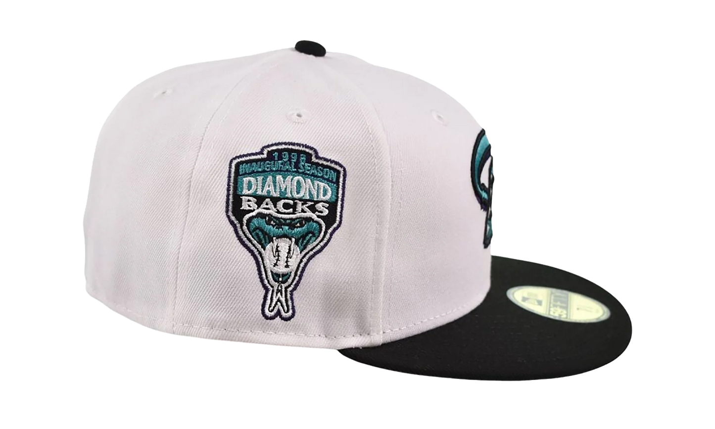 59FIFTY Arizona Diamondbacks Grape Fitted Hat "White" 70947482