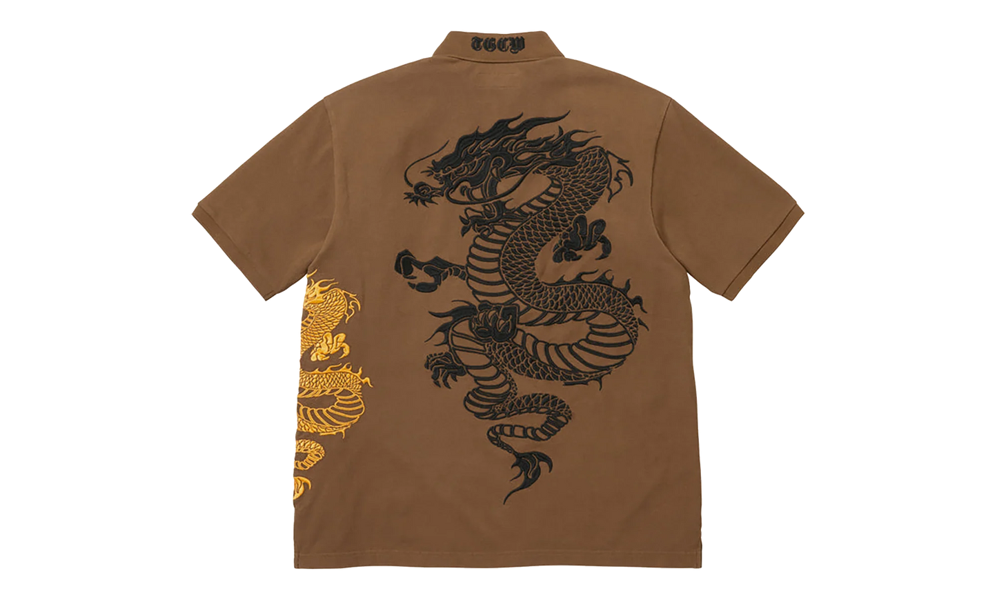 The Great China Wall Dragon Polo "SS26 - Brown" SU27346