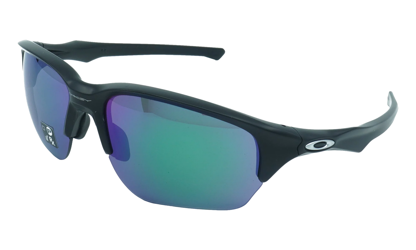 Flak Beta Sunglasses "Matte Black / Jade Iridium" OO9363 16