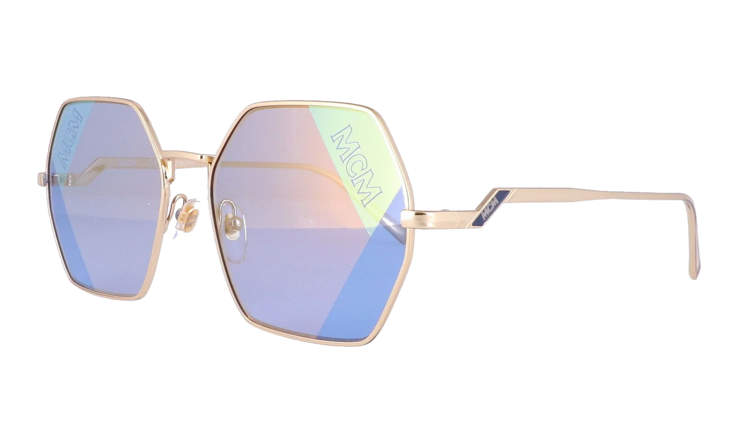 Hexagon Sunglasses "Shiny Gold" MCM126S-740