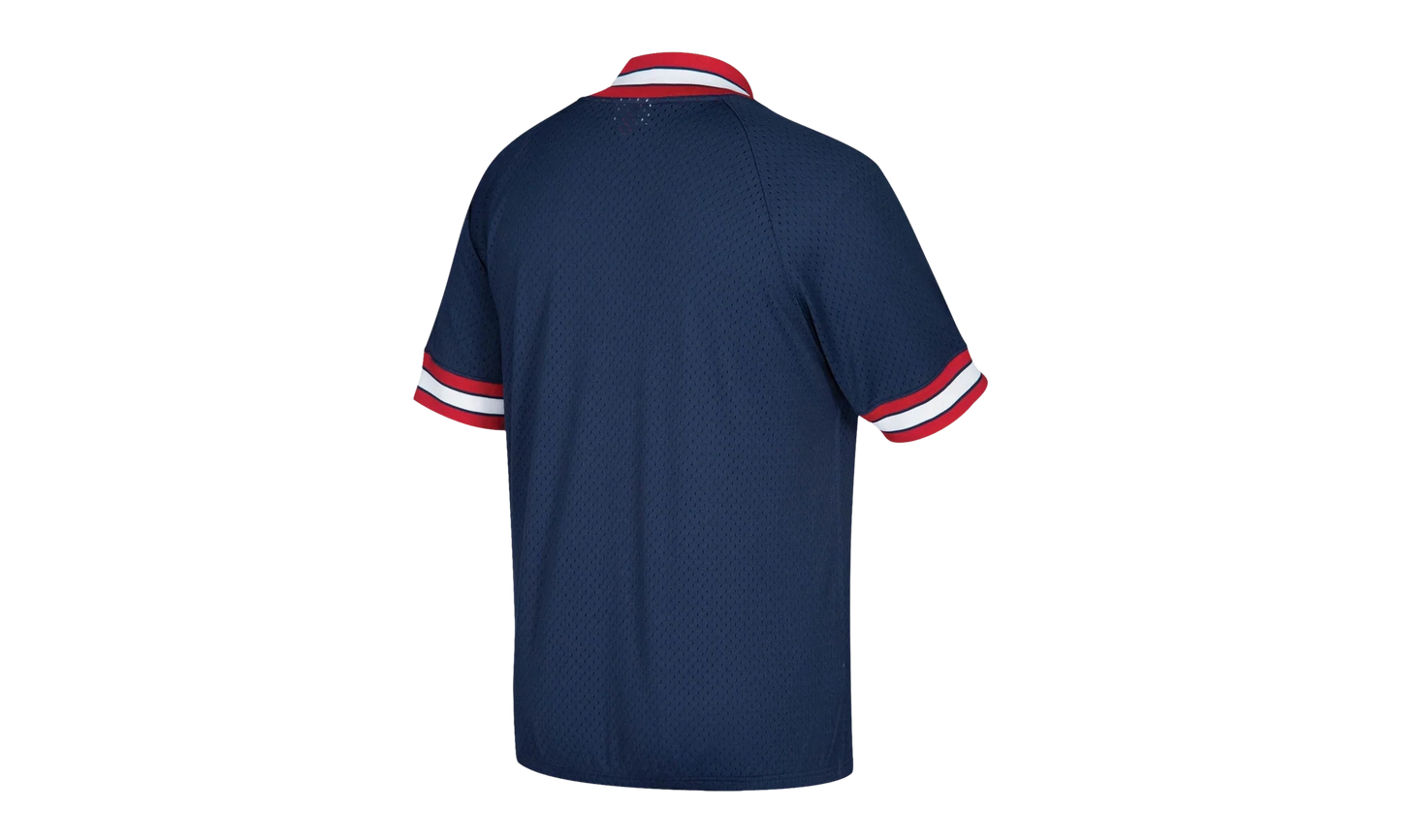 MLB Authentic Batting Practice 1/4 Zip Jersey "1991 Atlanta Braves – Navy" ABQZ3001 ABR91PPPNAVY