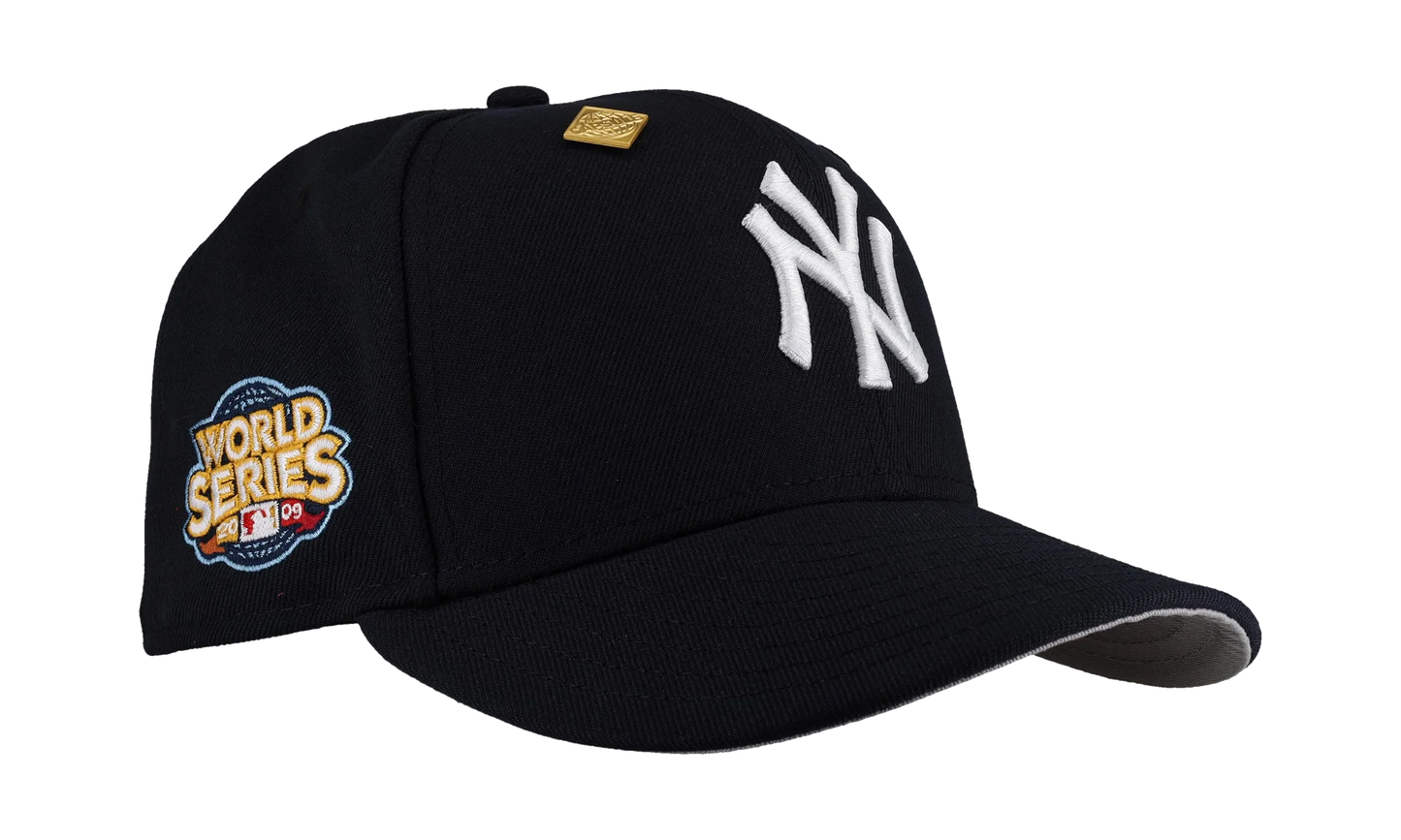 59FIFTY New York Yankees 2009 World Series Classic Fitted Hat "Navy / Grey - Visor" NE294