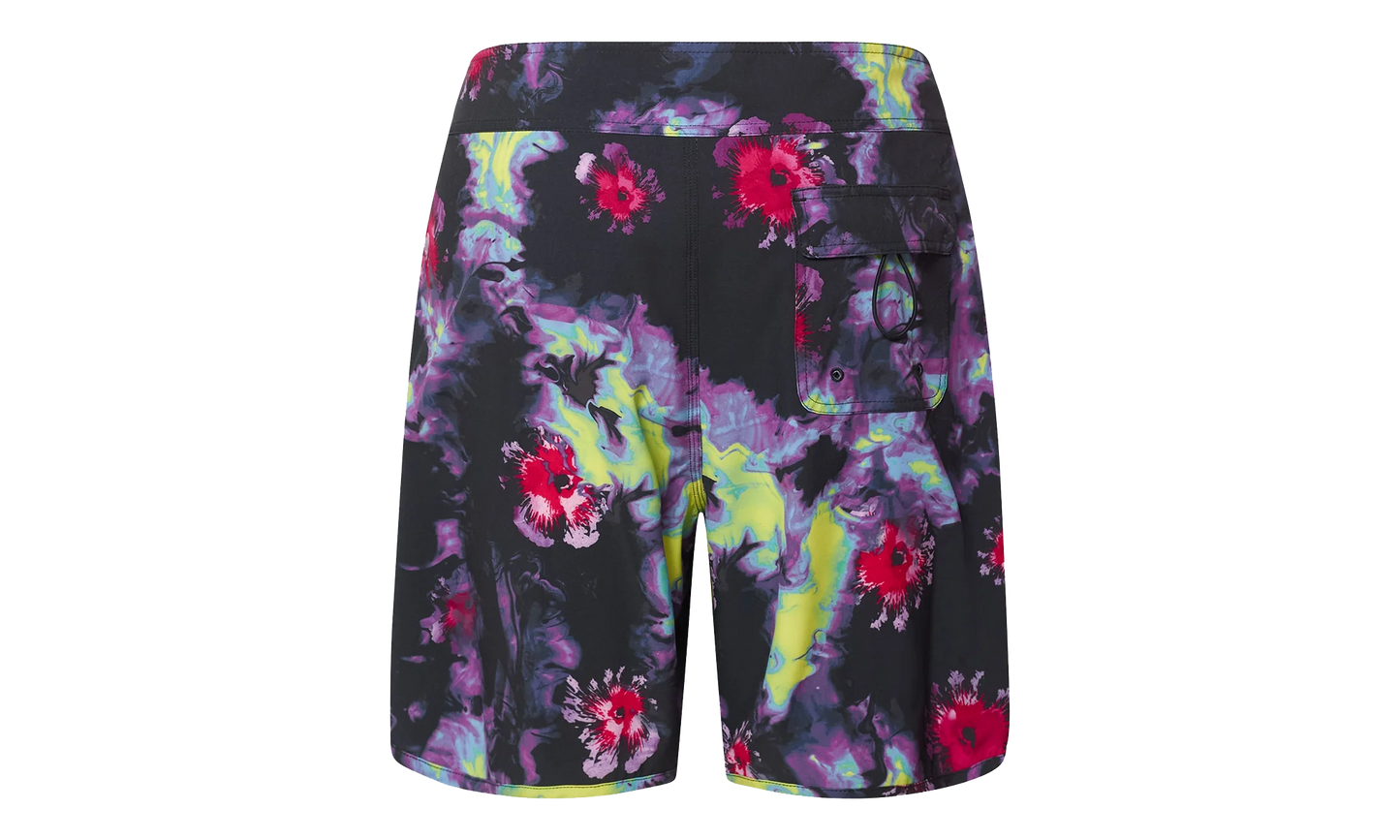 19" Floral Splash Boardshort "Acid Flower Print" FOA404305 9T6