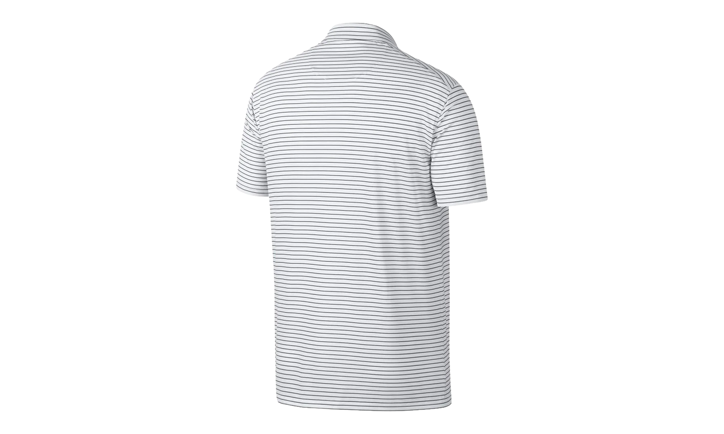 Dri-fit Striped Golf Polo Shirt "White / Black" AJ5482 100
