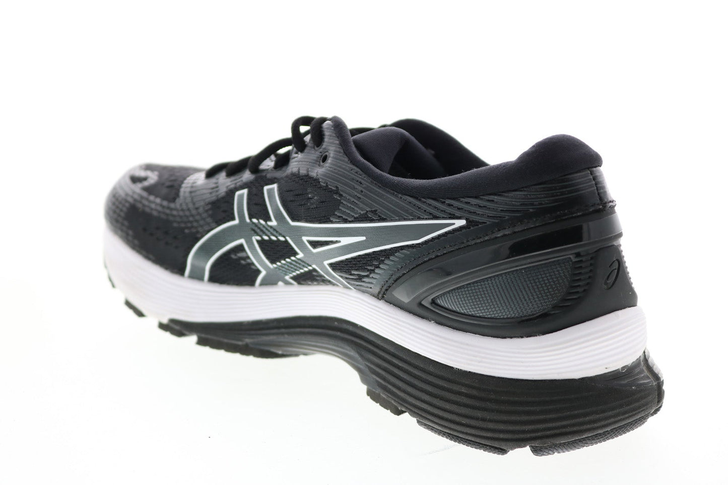 Asics Gel-Nimbus 21 1012A156 Mens Black Synthetic Athletic Running Shoes