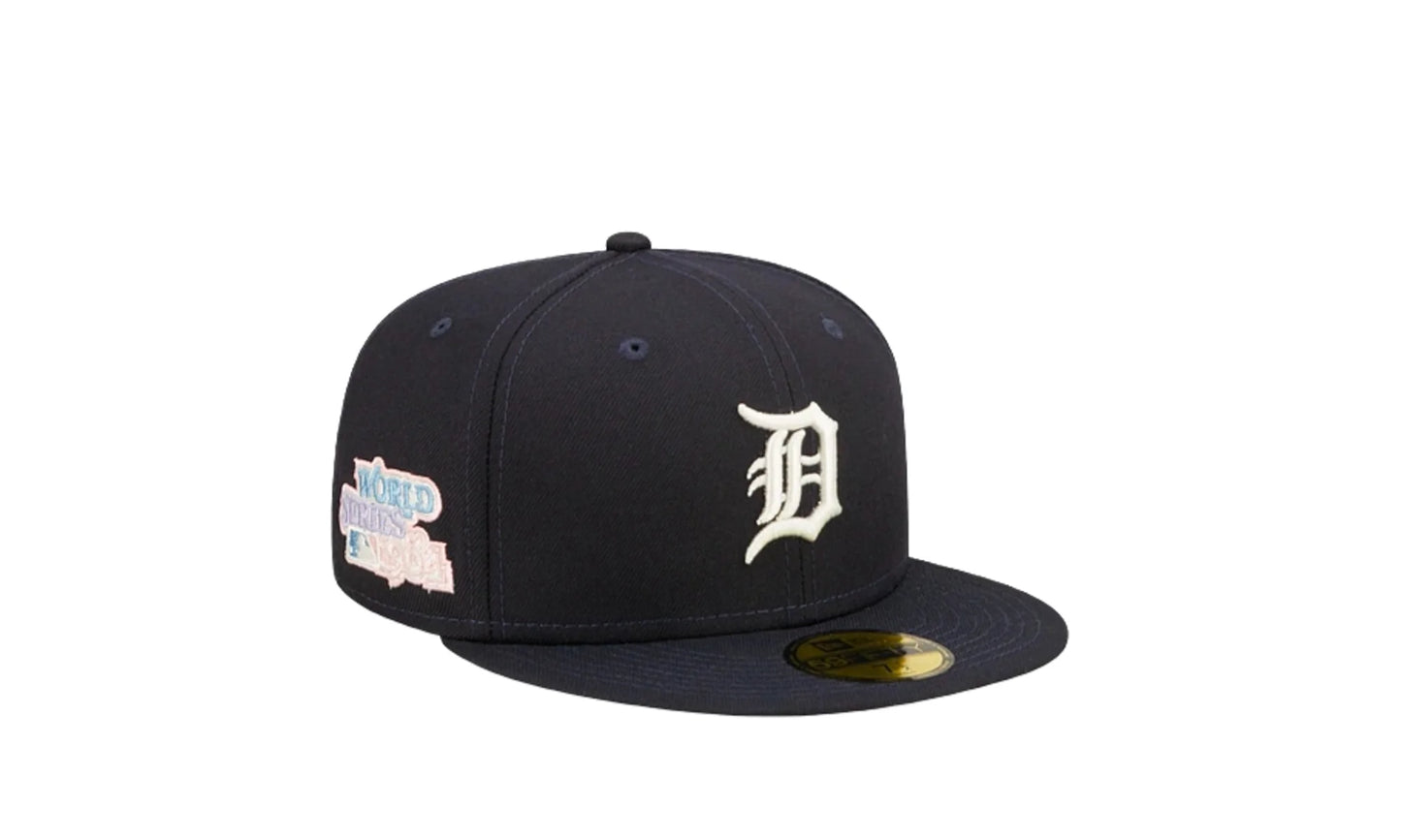 59Fifty MLB Detroit Tigers Pop Sweat Fitted Hat "Navy" 60243521