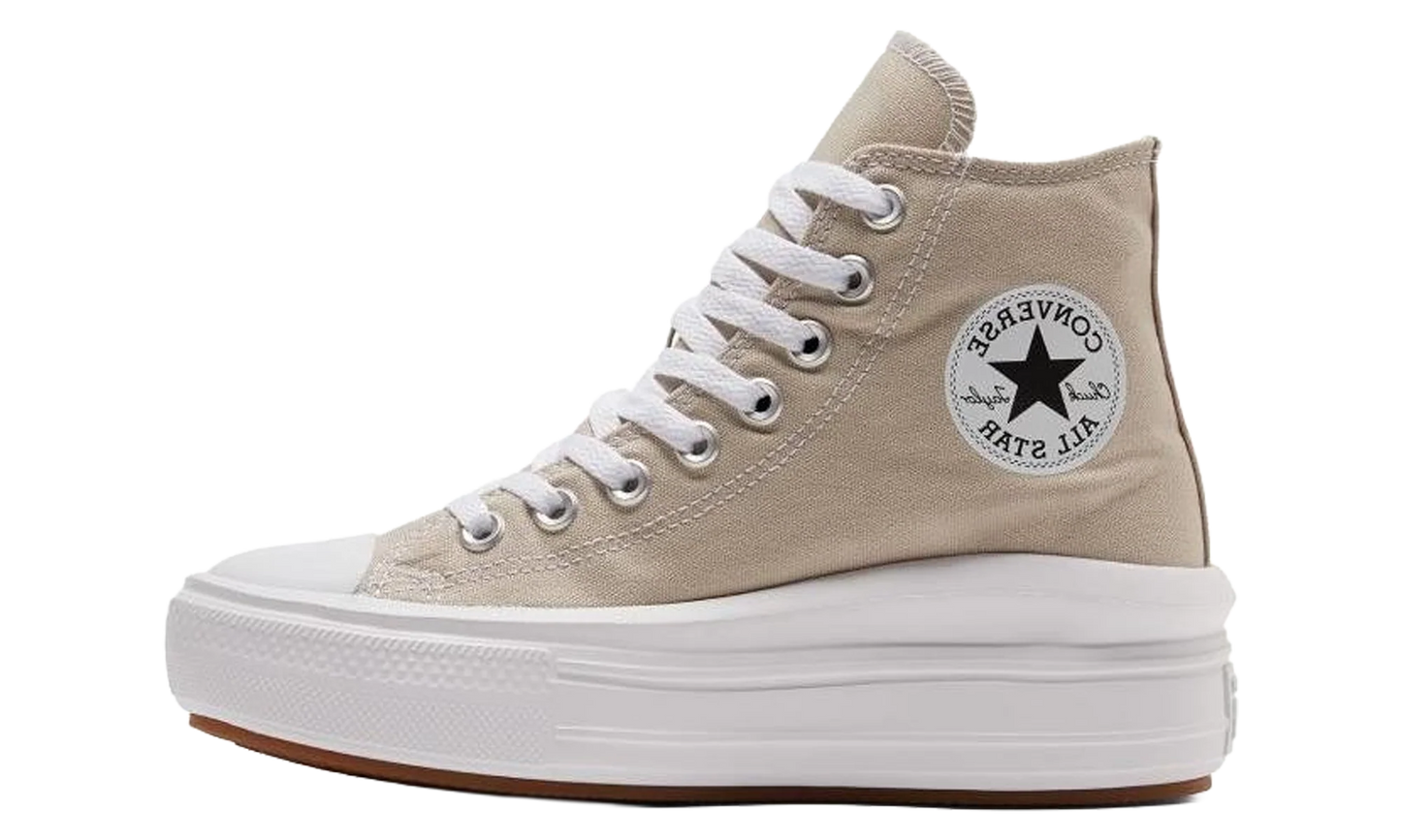 Chuck Taylor All Star Move Hi WMNS "Beach Stone" A04365C
