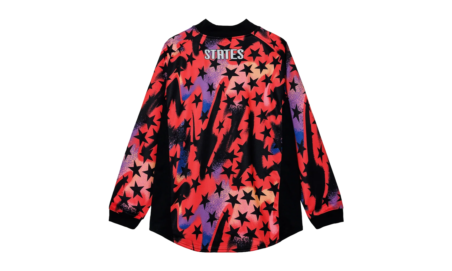 USMNT Authentic Goalkeeper Football T-Shirt "Black / Bright Crimson" IO0786 010
