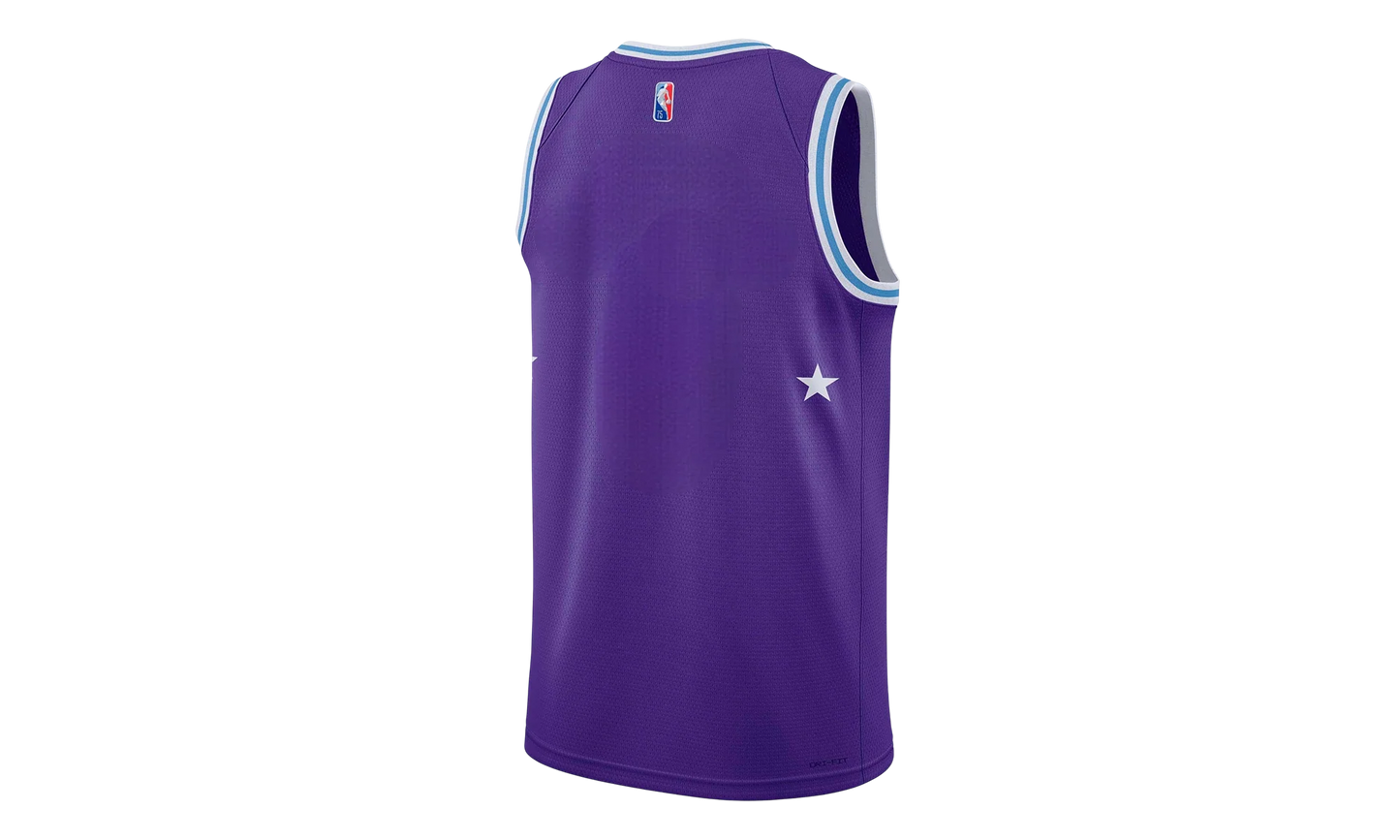 NBA La Lakers 2021-22 75Th City Swingman Jersey "Purple" DB4067 504