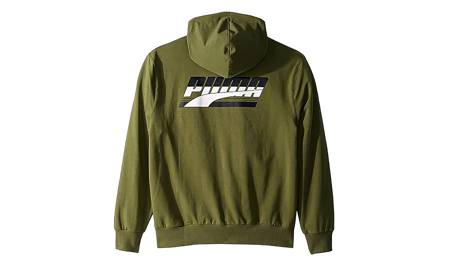 Rebel Hooded Sweat Jacket "Olivine" 854218 31