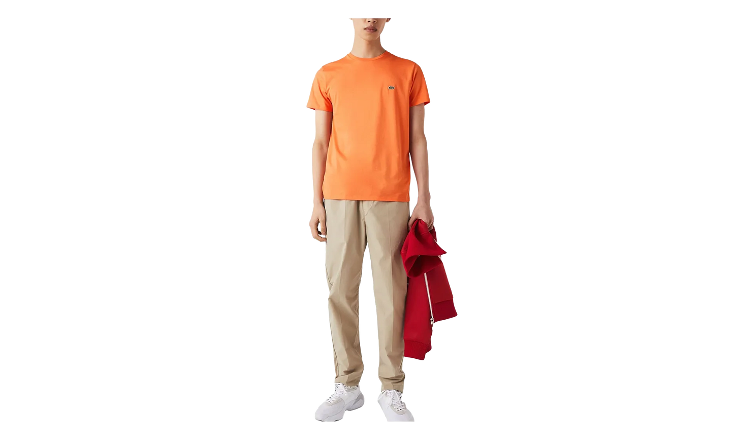 Crew Neck Pima Cotton Jersey T-shirt "Orange" TH6709 NPB