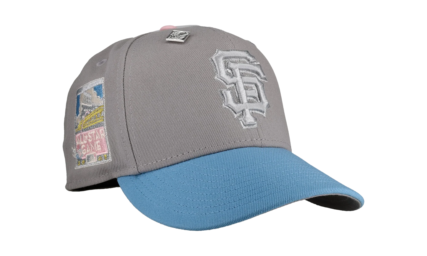 59FIFTY San Francisco Giants 2007 All Star Game Fitted Hat ""Coastal Chrome"" NE362