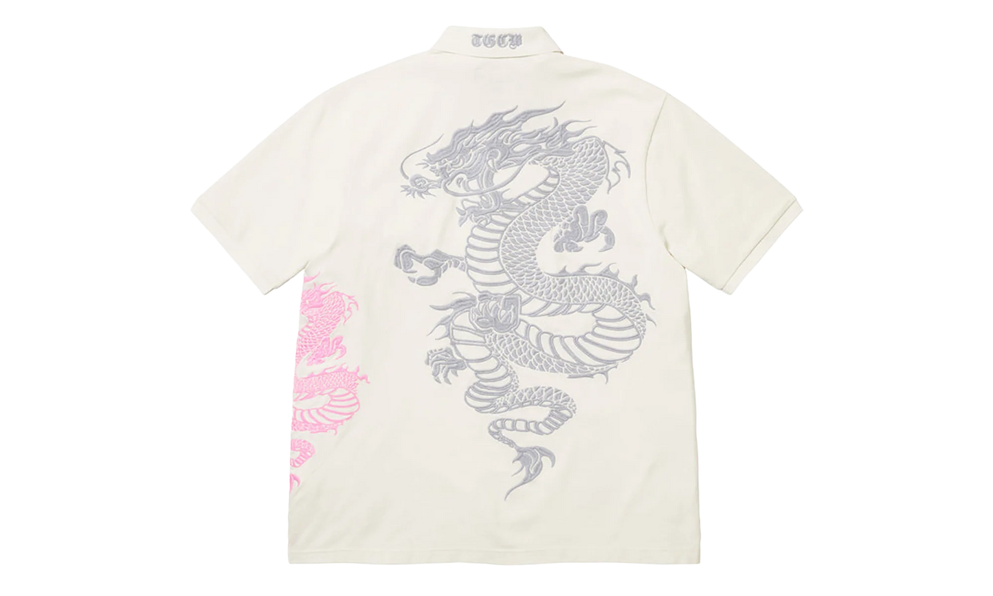 The Great China Wall Dragon Polo "SS26 - White" SU27344