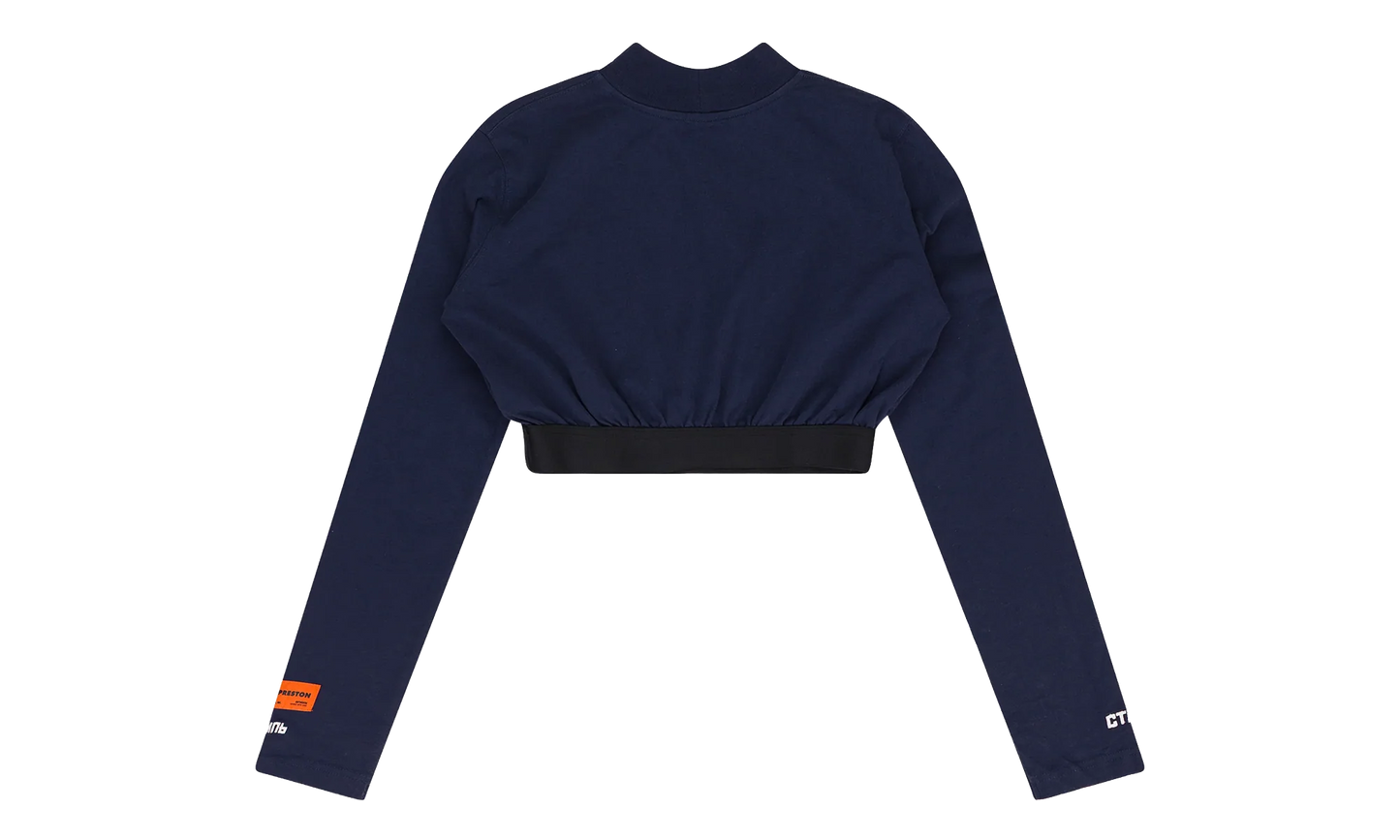 Cotton Turtleneck Top "Blue" HRP WTPS 0001