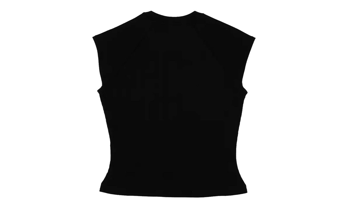 NSW Chill Knit Tight SS Ribbed Top WMNS "Black" IF0242 010