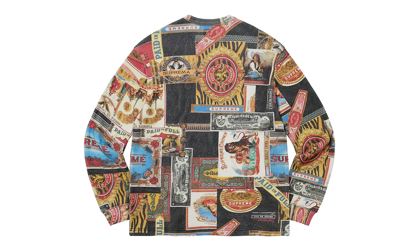 Republica Long Sleeve Thermal Shirt "FW22 - Black / Multicolor" SU27239