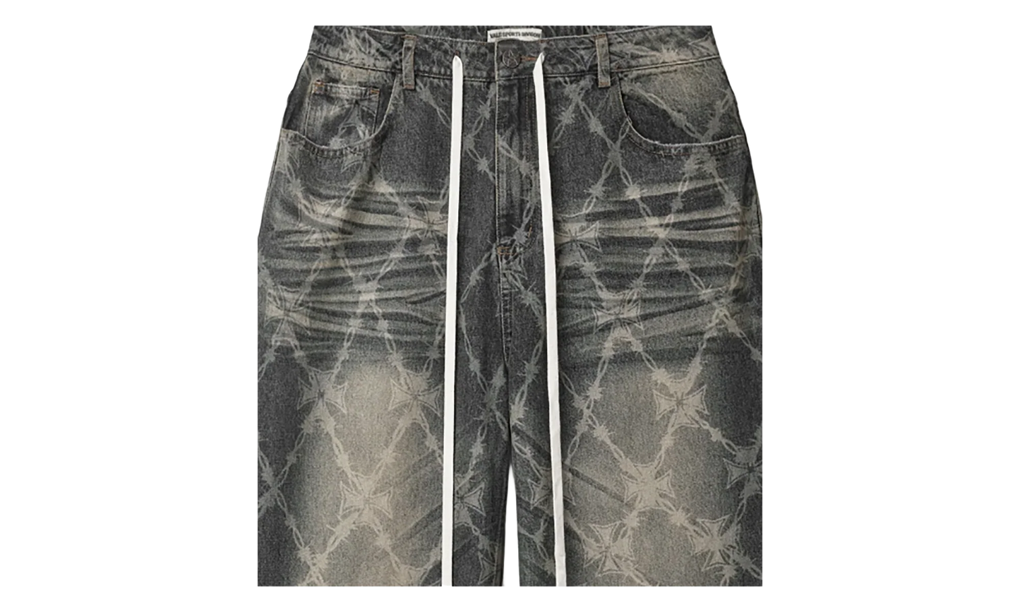 Ironwork Denim Pants "Black" VAL99