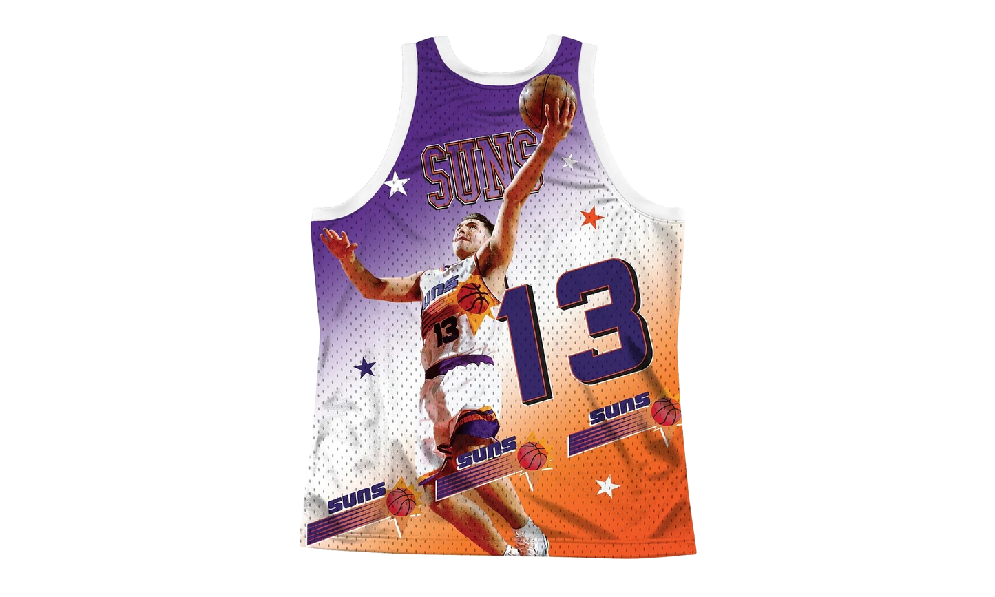 NBA Behind The Back Jersey "Phoenix Suns Steve Nash" MSTKMI19002 PSUWHITSNA