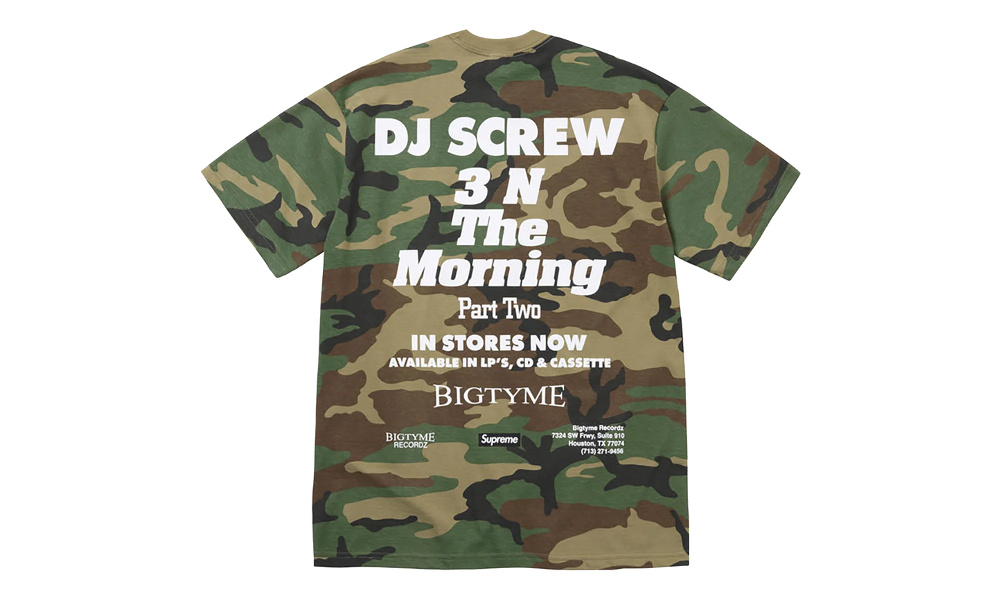 DJ Screw SUC Tee "SS26 - Woodland Camo" SU27361