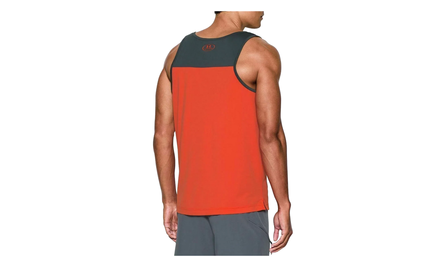 Fractal Tank Top "Dark Orange / Stealth Gray" 1290524 860