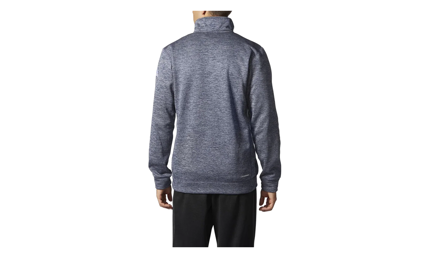 USA Flag Tech Fleece 1/4 Zip Jacket "Collegiate Navy Heathered" CV2273
