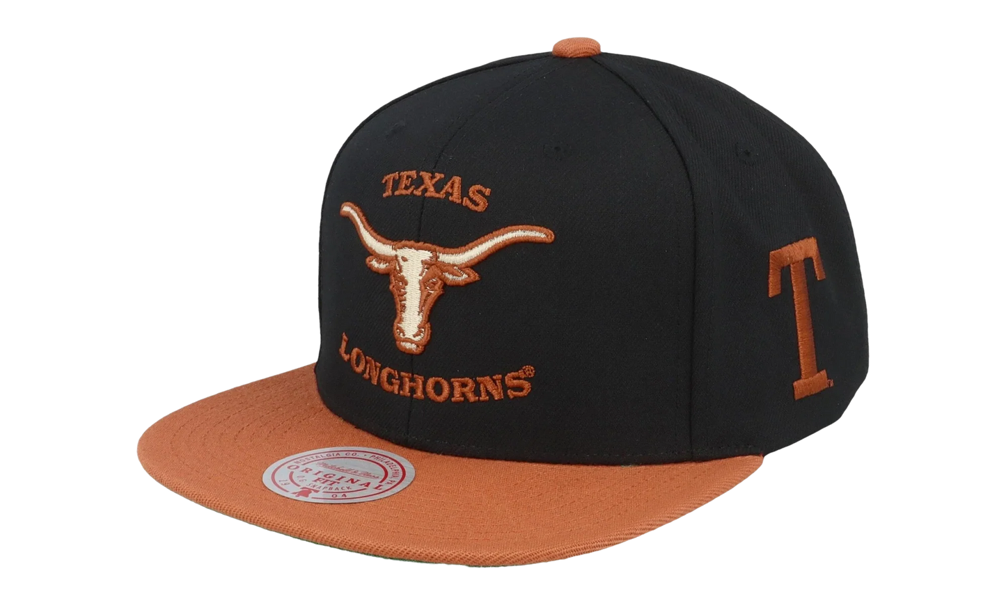 NCAA Team Origins Snapback Cap "Texas Longhorns - Black" 6HSSSH22019 UTABLCK