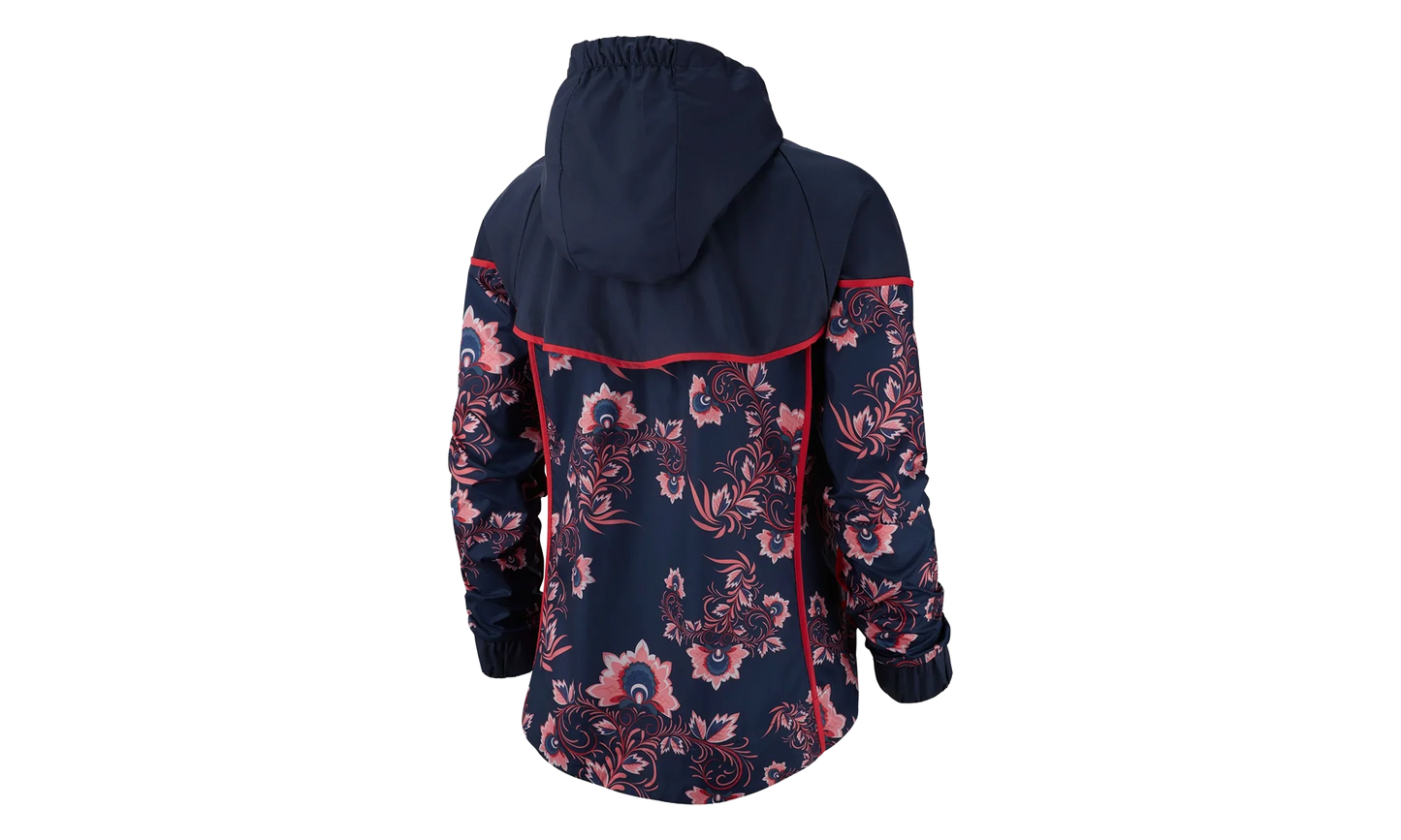 Floral Print Jacket WMNS "Blue" 922188 471