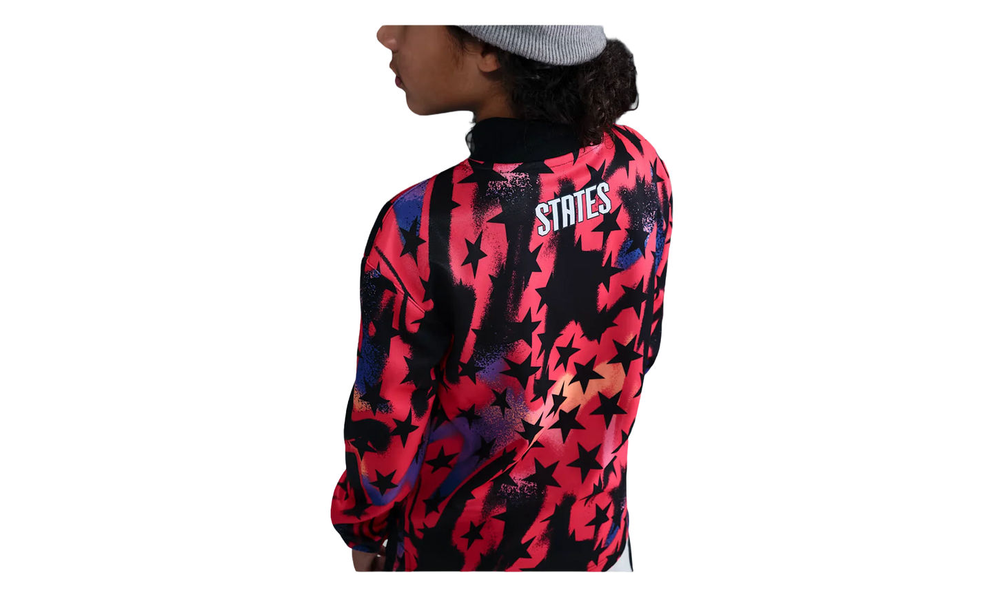USMNT Goalkeeper Dri-FIT Football Shirt GS "Black / Bright Crimson" IO2675 010