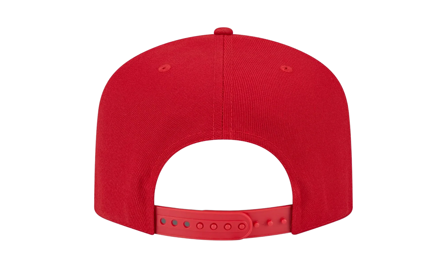 9FIFTY New Jersey Devils A Frame Snapback Hat "Red" NE172