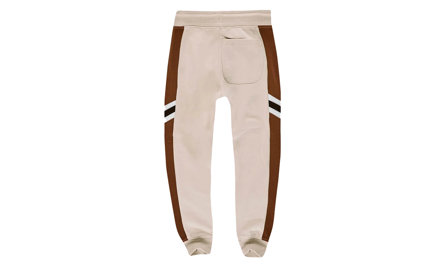 Jordan Color Block Stripes Sweatpants TD "Beige" 8337K Desert