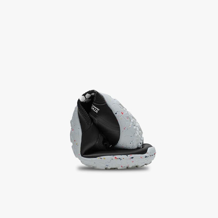 Vivobarefoot Men's Primus Trail Knit FG in Obsidian White
