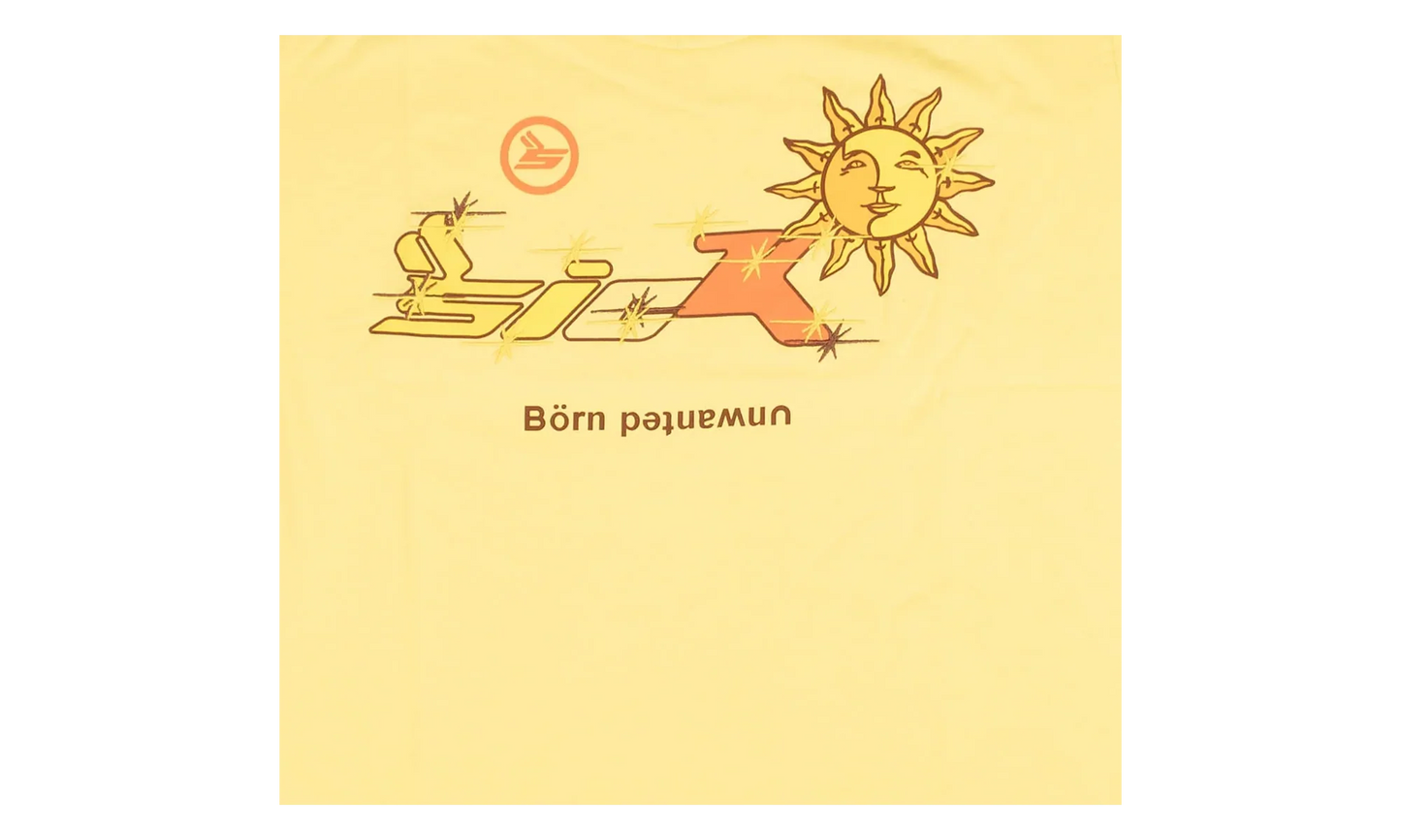 Unwanted Sunshine T-Shirt "Yellow" 90SK 1017