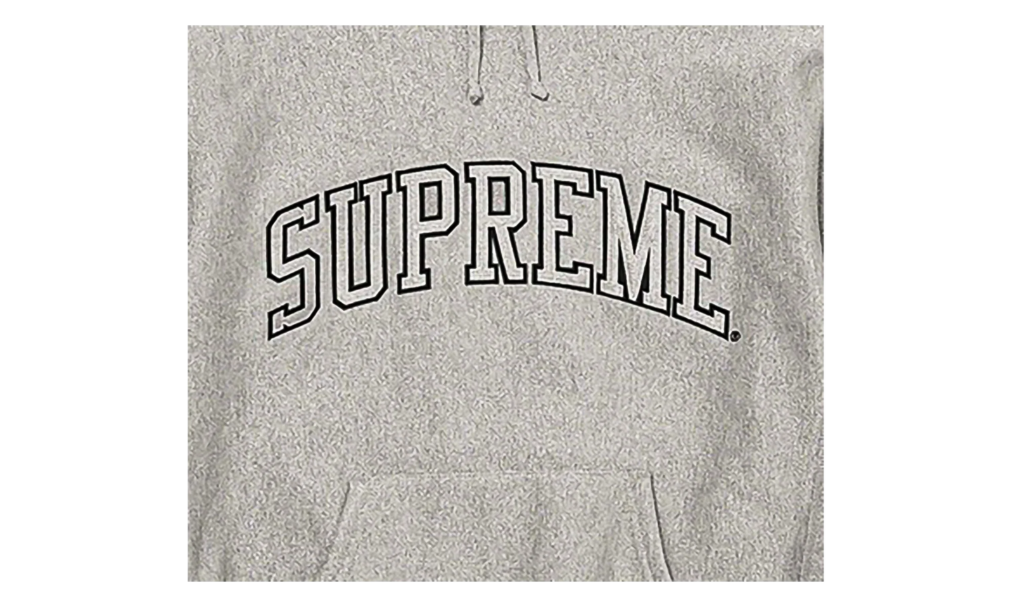 Metallic Arc Hooded Sweatshirt "SS23 - Heather Grey" SU27234
