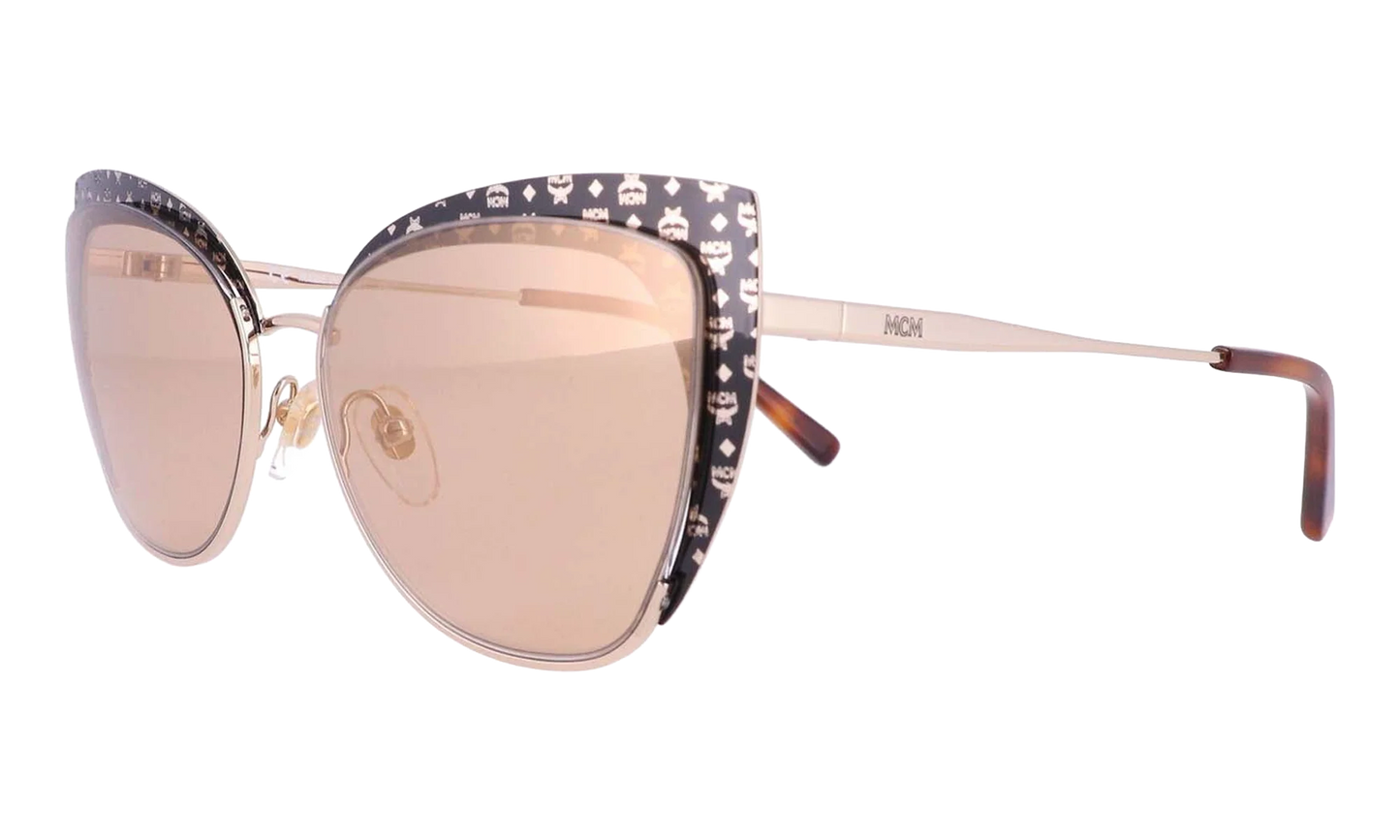 Cat Eye Sunglasses "Gold Mirror" MCM144S-734