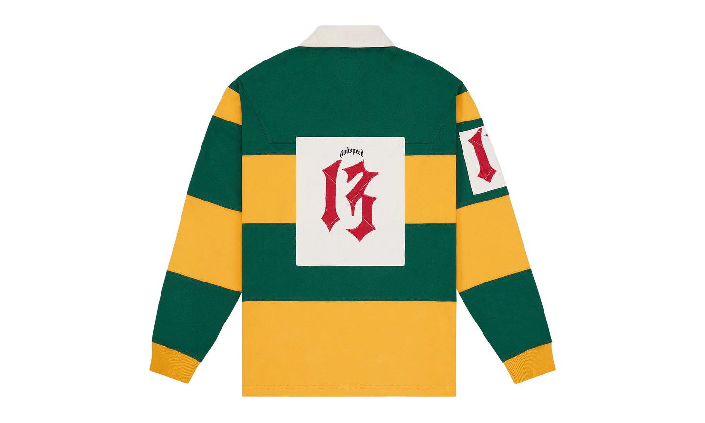 Classic Field Rugby Shirt "Green / Yellow" AK1JVHGL