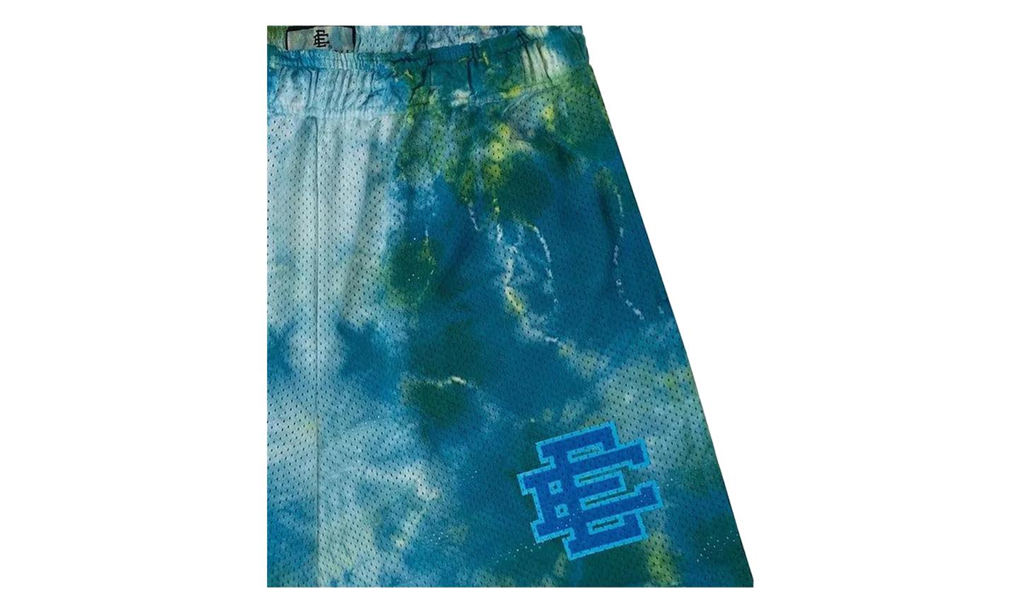 EE Basic Shorts "Tie Dye Blue / Light Green" EE211