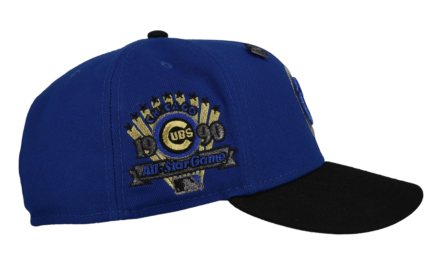 59FIFTY Chicago Cubs Metallic 1990 ASG Fitted Hat "Blue / Black" 123451298165
