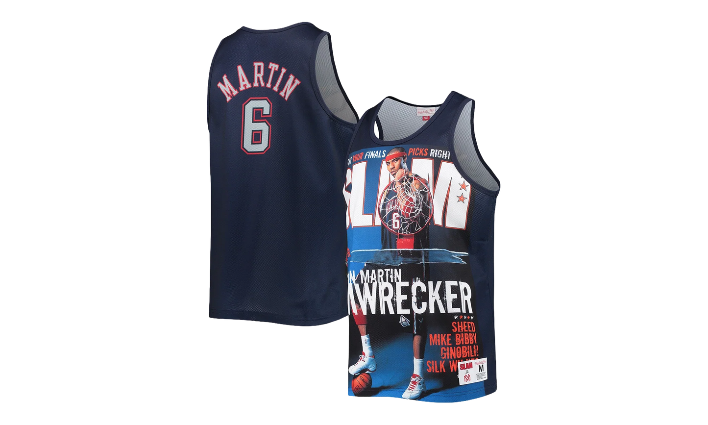 Slam Sublimated Tank "Kenyon Martin" TMTK3448-NJNYYKMTNAVY_S