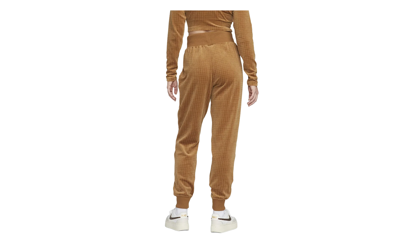 Sportswear High-waisted Velour Joggers WMNS "Ale Brown / Ironstone" DV7820 270