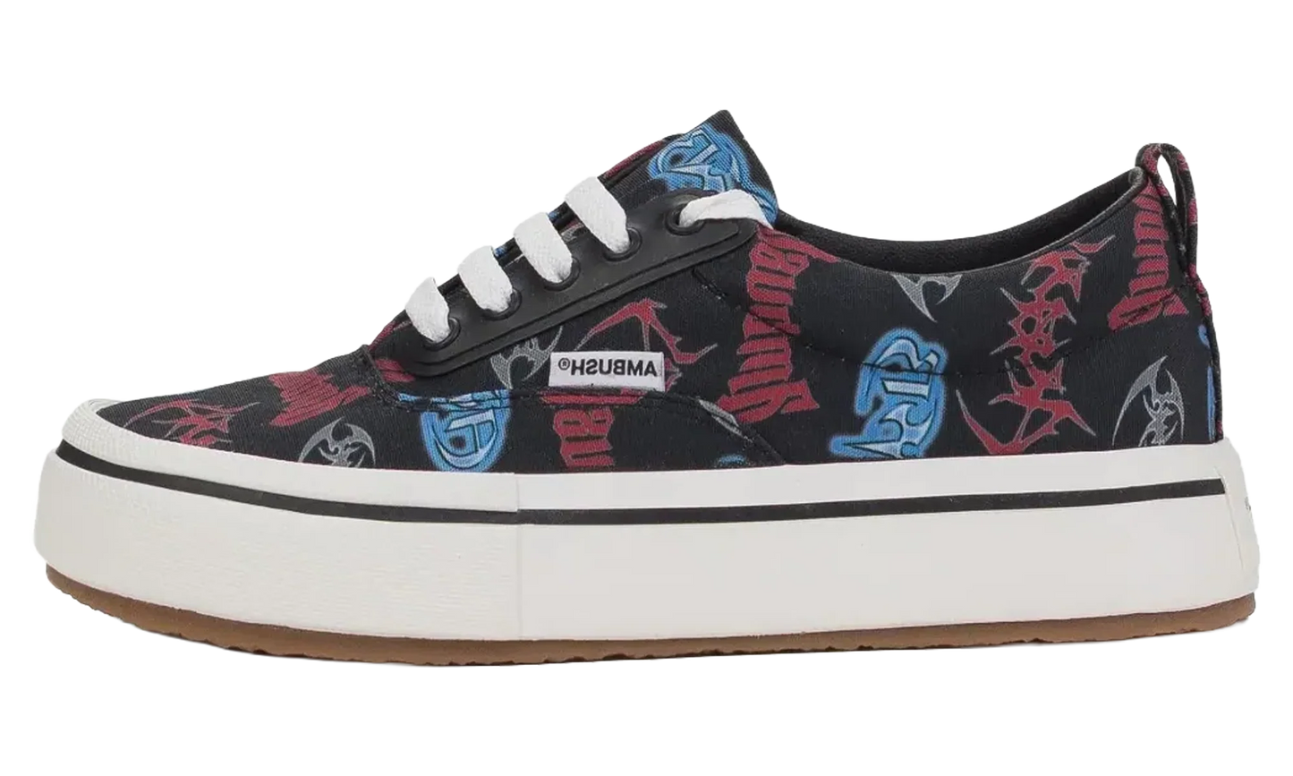 VULCANIZED LACE UP CANVAS "Red" BMIA012F23FAB0011025