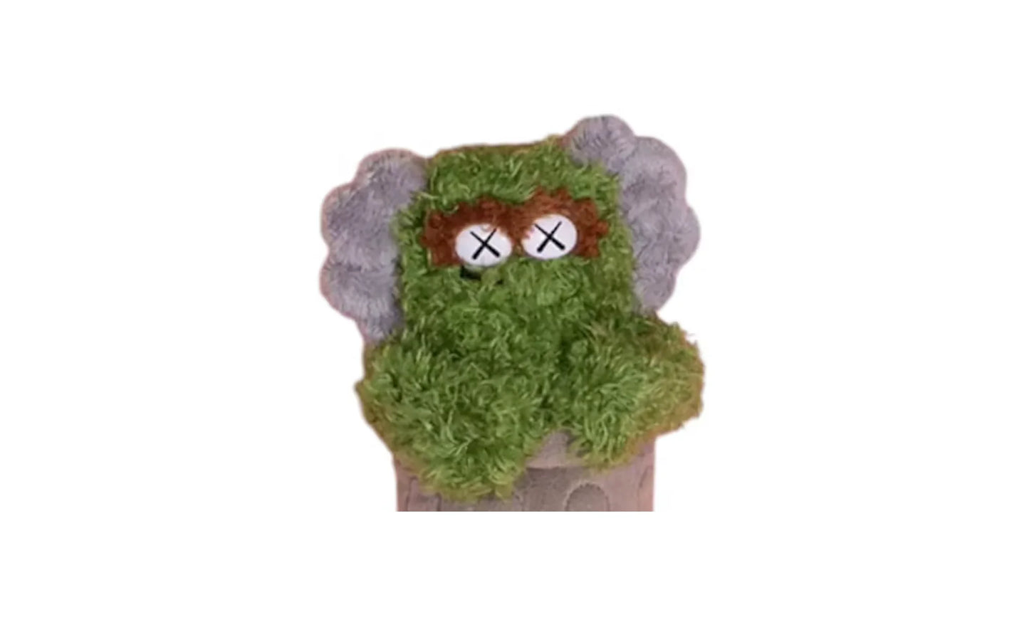 Sesame Street Water Parade Oscar the Grouch Plush "Green" KAWS202454