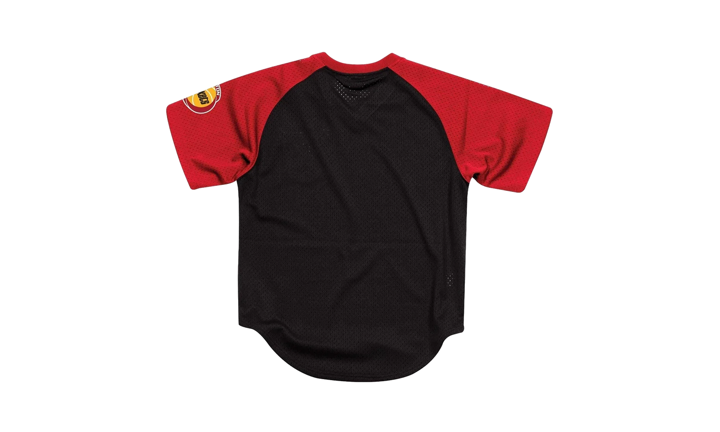 NBA Final Seconds Mesh V-Neck Shirt "Houston Rockets - Black" BA87OQ HRO K JXZ