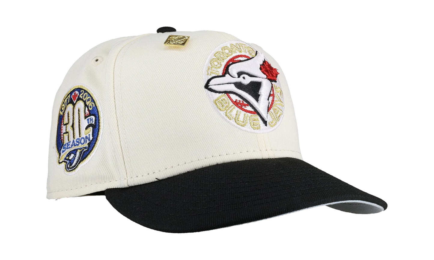 59FIFTY Toronto Blue Jays 30th Season Fitted Hat "Chrome White" NE403