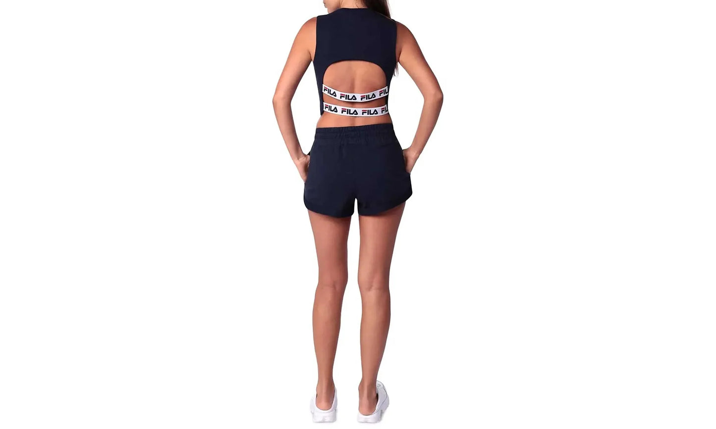 Gabriella Knit Short WMNS "Peacoat White" LW016187 410